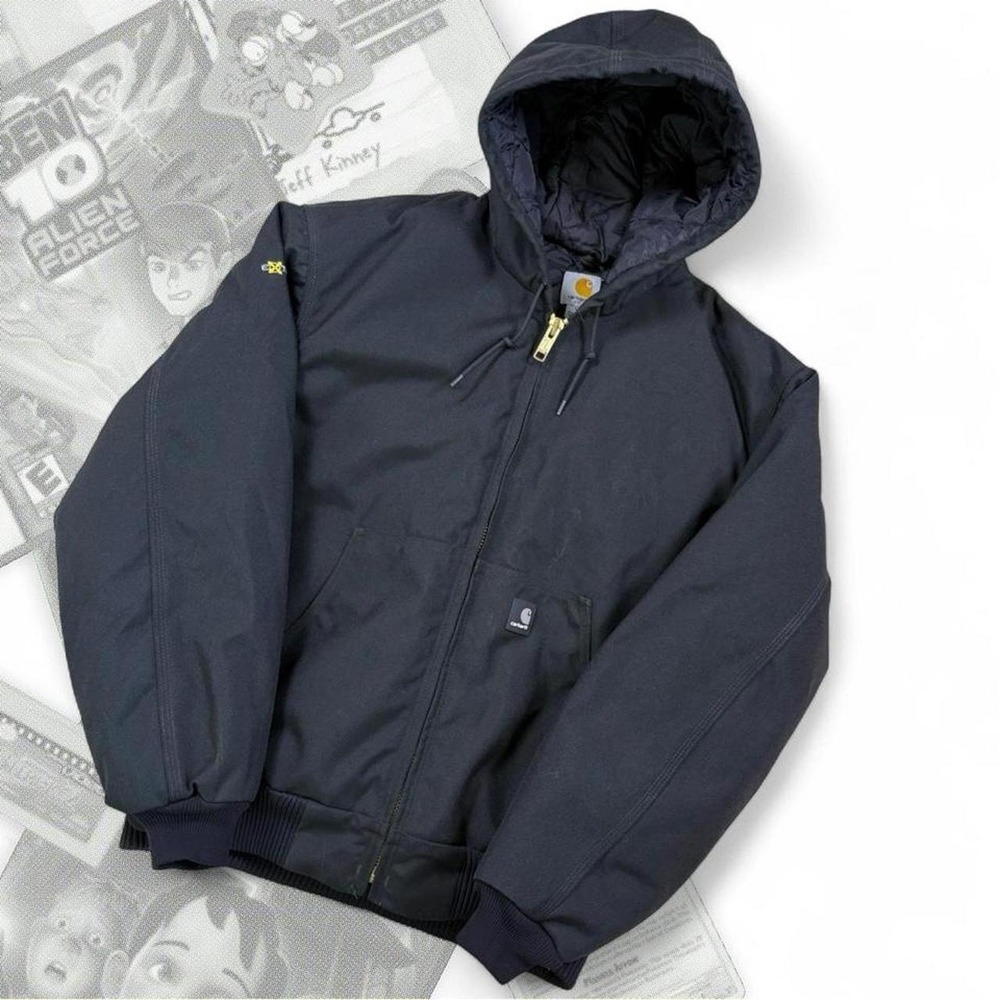 Carhartt Extremes J133 BLK Arctic Active Jacket Mens Large Black Vintage Y2K